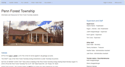 Desktop Screenshot of pennforesttownship.org